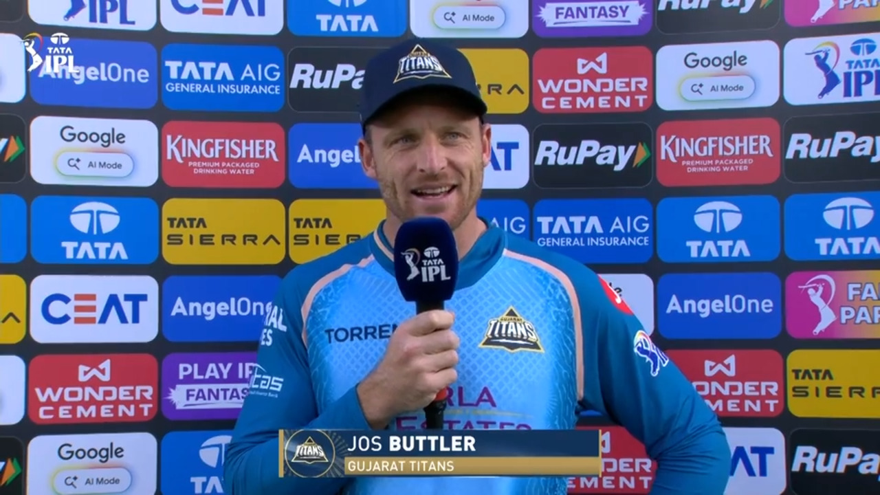 IPL 2026 M66: GT vs CSK - Jos Buttler Interview background
