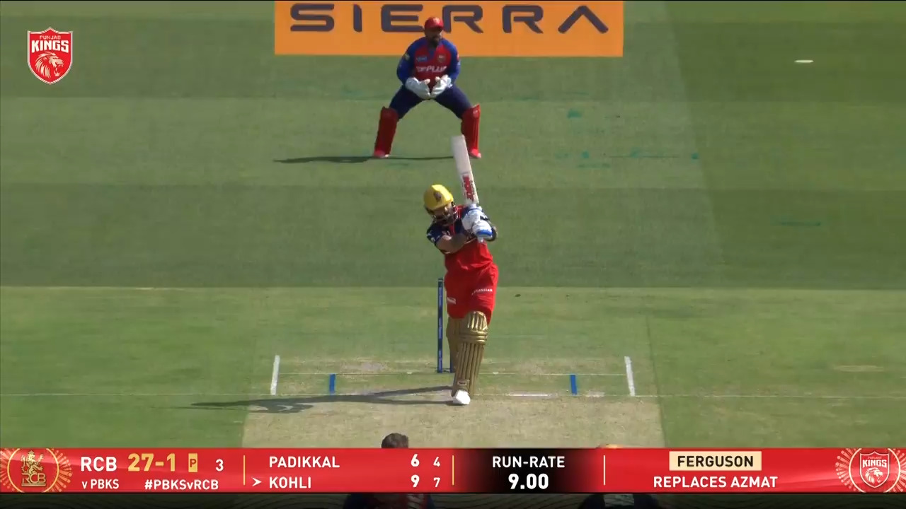 IPL 2026 M61: PBKS vs RCB - Virat Kohli Six background