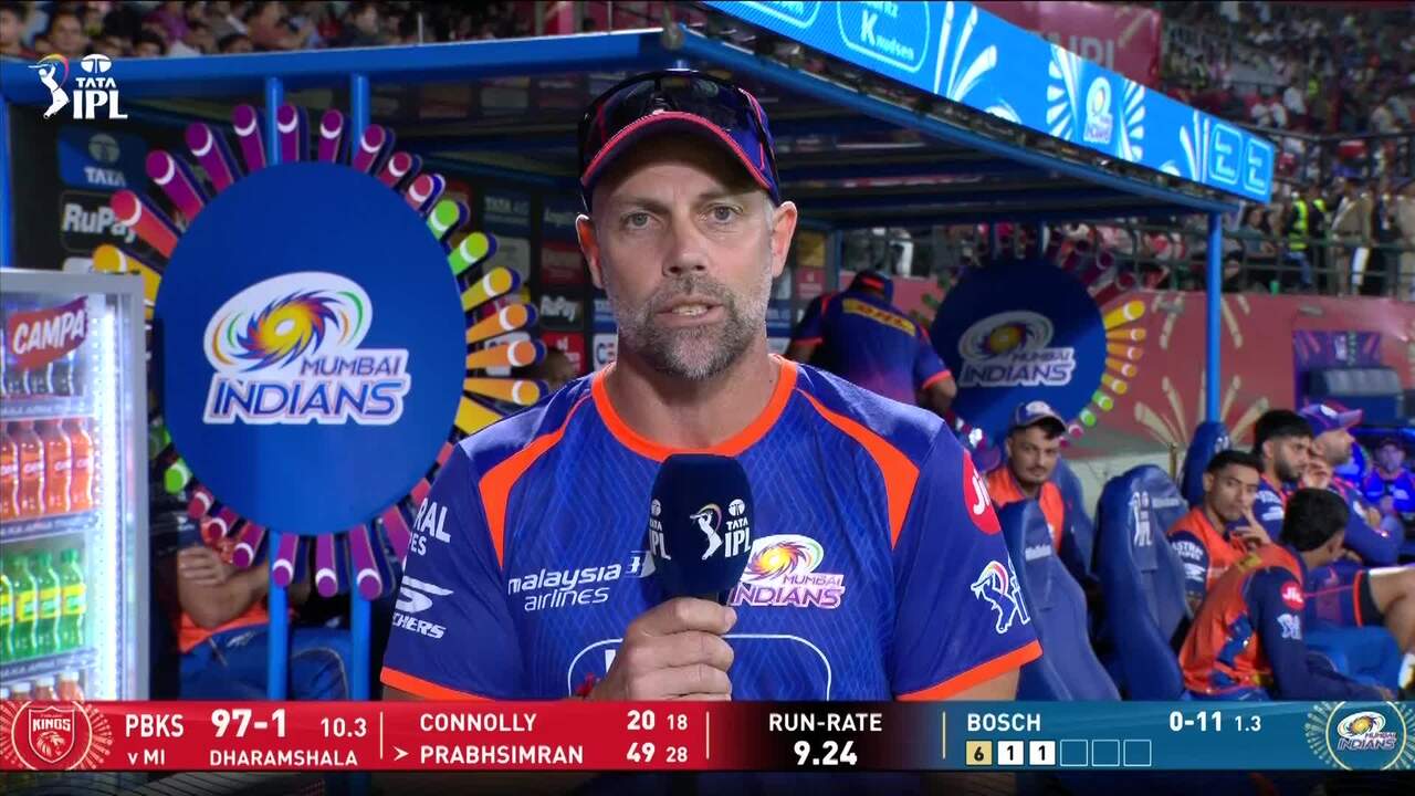 IPL 2026 M58: PBKS vs MI - Carl Hopkinson Interview background