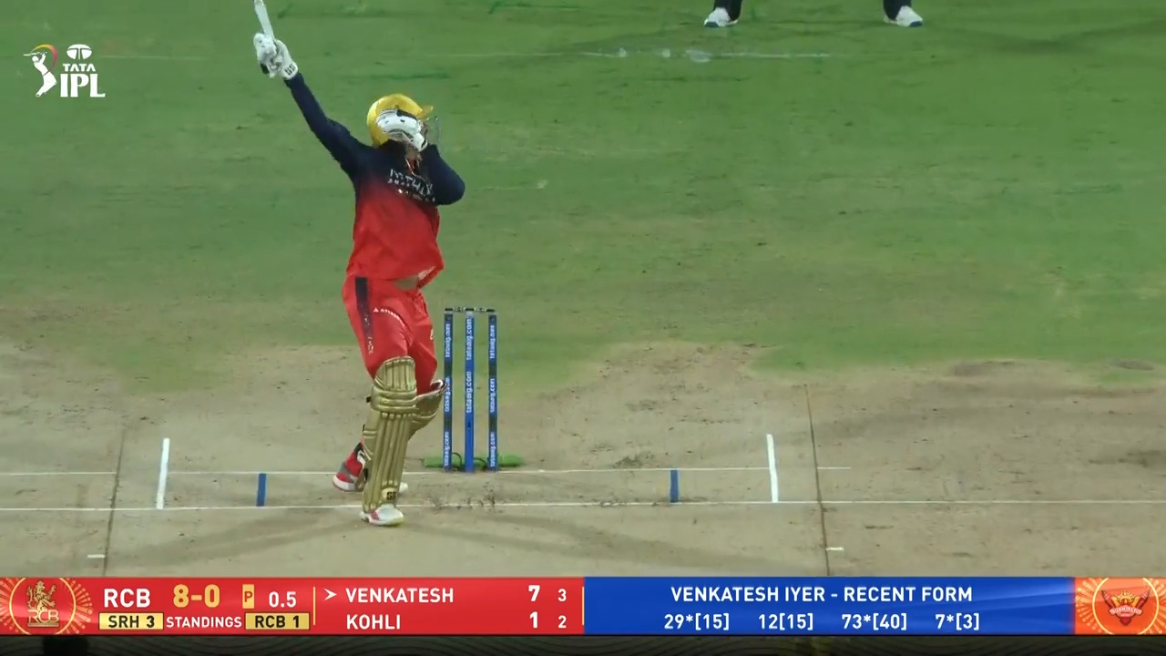 IPL 2026 M67: SRH vs RCB - Venkatesh Iyer Six background