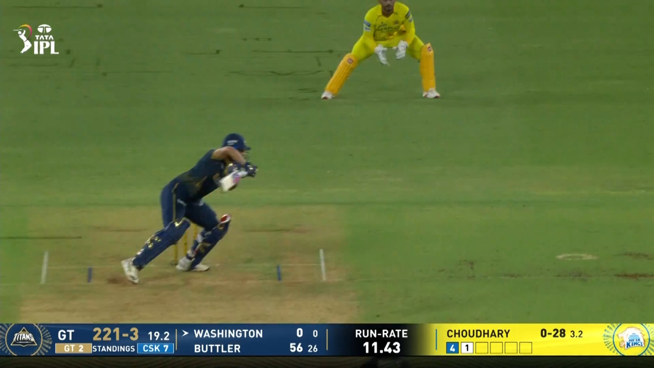 IPL 2026 M66: GT vs CSK - Washington Sundar Six background