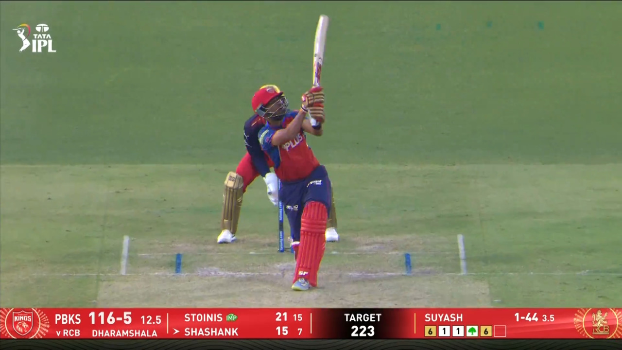 IPL 2026 M61: PBKS vs RCB - Shashank Singh Six background