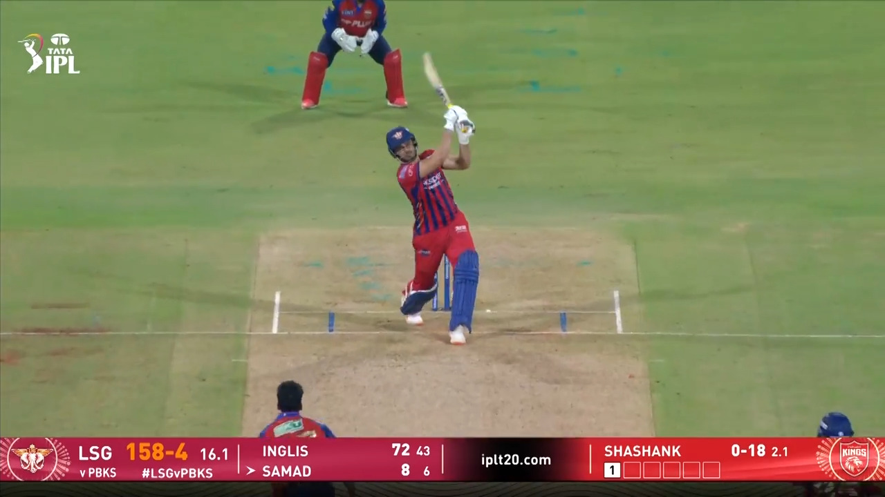 IPL 2026 M68: LSG vs PBKS - Abdul Samad Six background