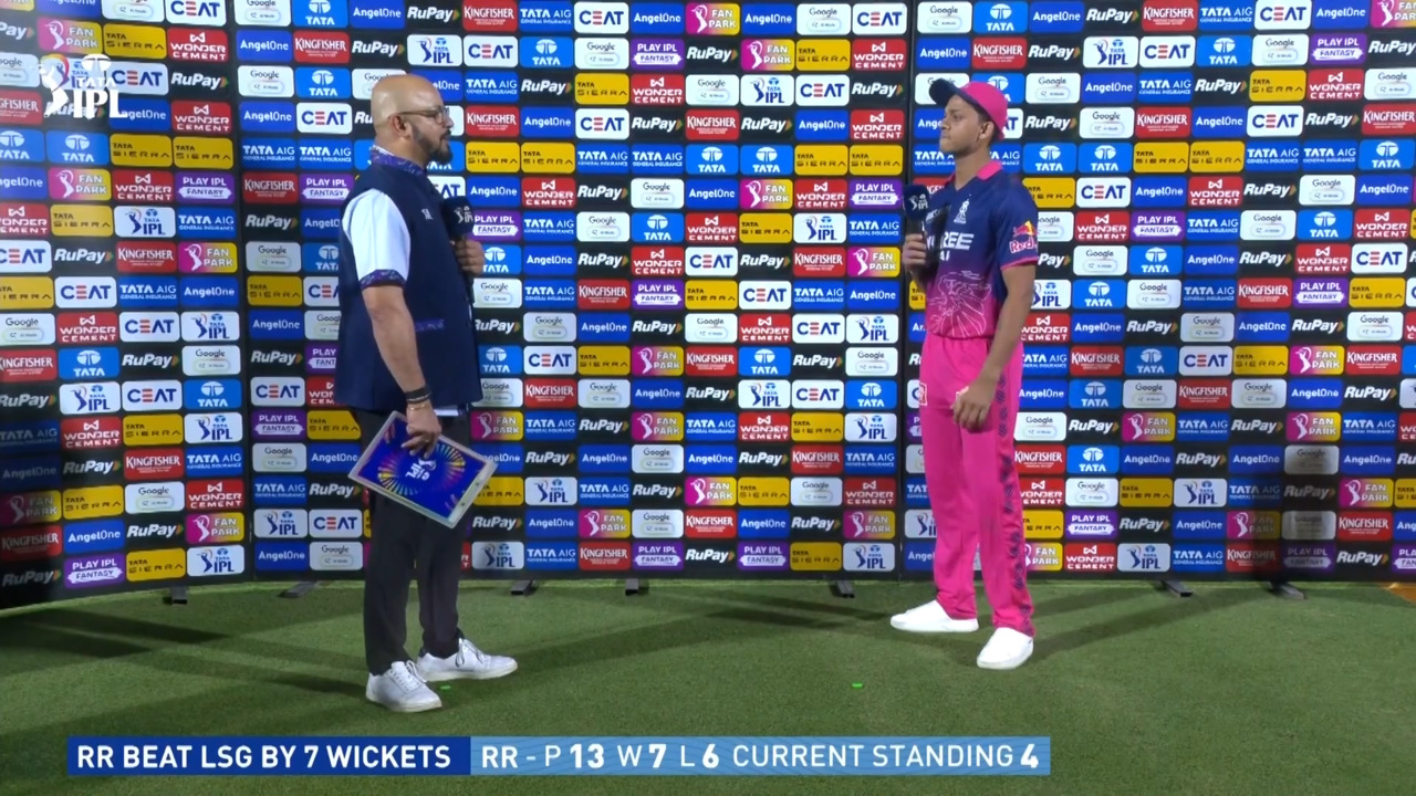 IPL 2026 M64: RR vs LSG - Post Match Presentation