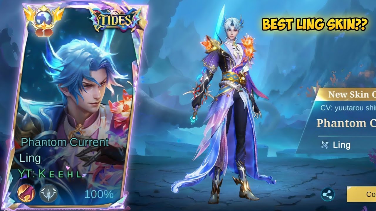 LING ALL STAR PHANTOM CURRENT IS FINALLY HERE! BEST LING SKIN? LING NEW SKIN TIDES - MOBILE LEGENDS