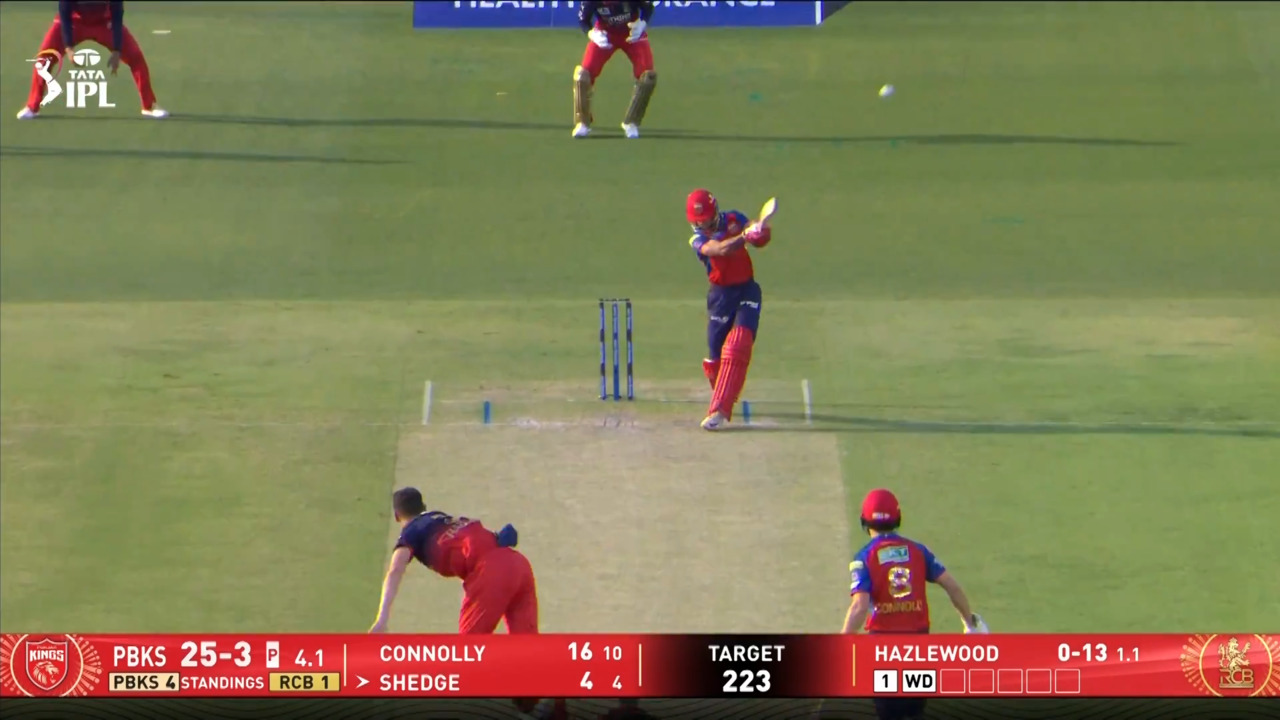 IPL 2026 M61: PBKS vs RCB - Suryansh Shedge Six background