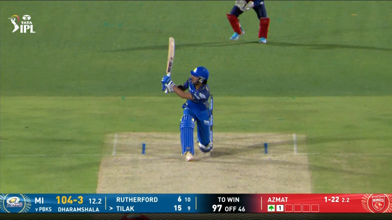 IPL 2026 M58: PBKS vs MI - Tilak Varma Six