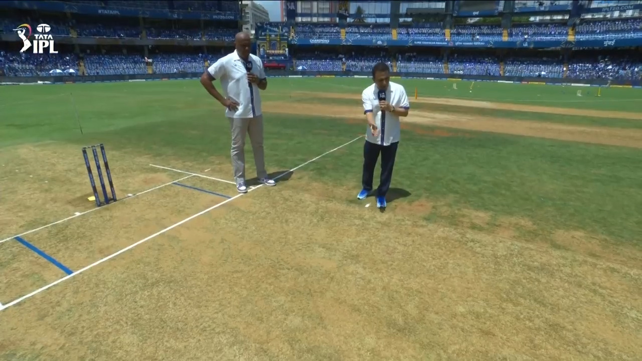 IPL 2026 M69: MI vs RR - Pitch Report background
