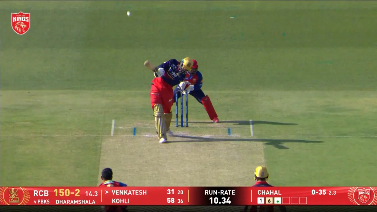 IPL 2026 M61: PBKS vs RCB - Venkatesh Iyer Six background