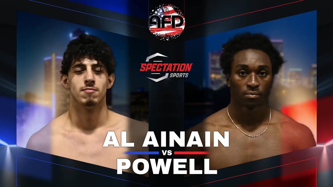Bryson Powell vs. Mohamed Abou Al Ainain - AFP 6 background