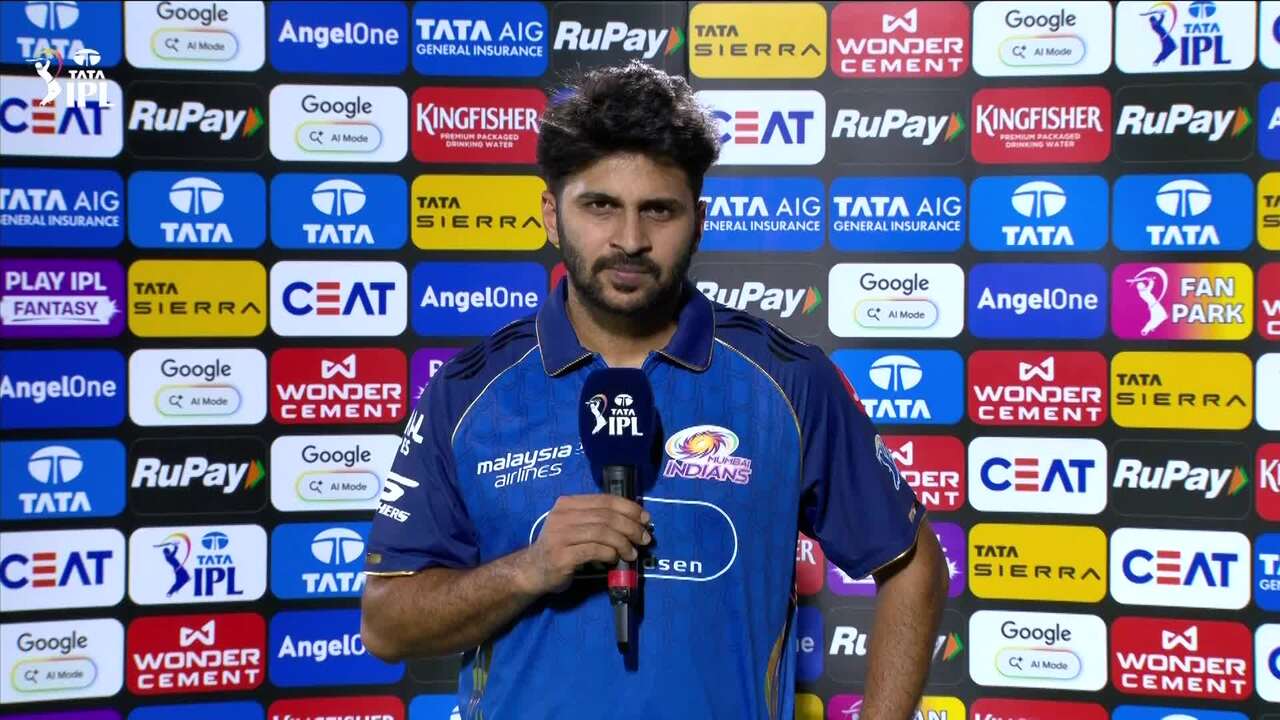 IPL 2026 M58: PBKS vs MI - Shardul Thakur Interview background