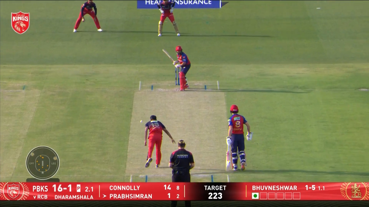 Oops! The ball slips right out of Bhuvi's hand background
