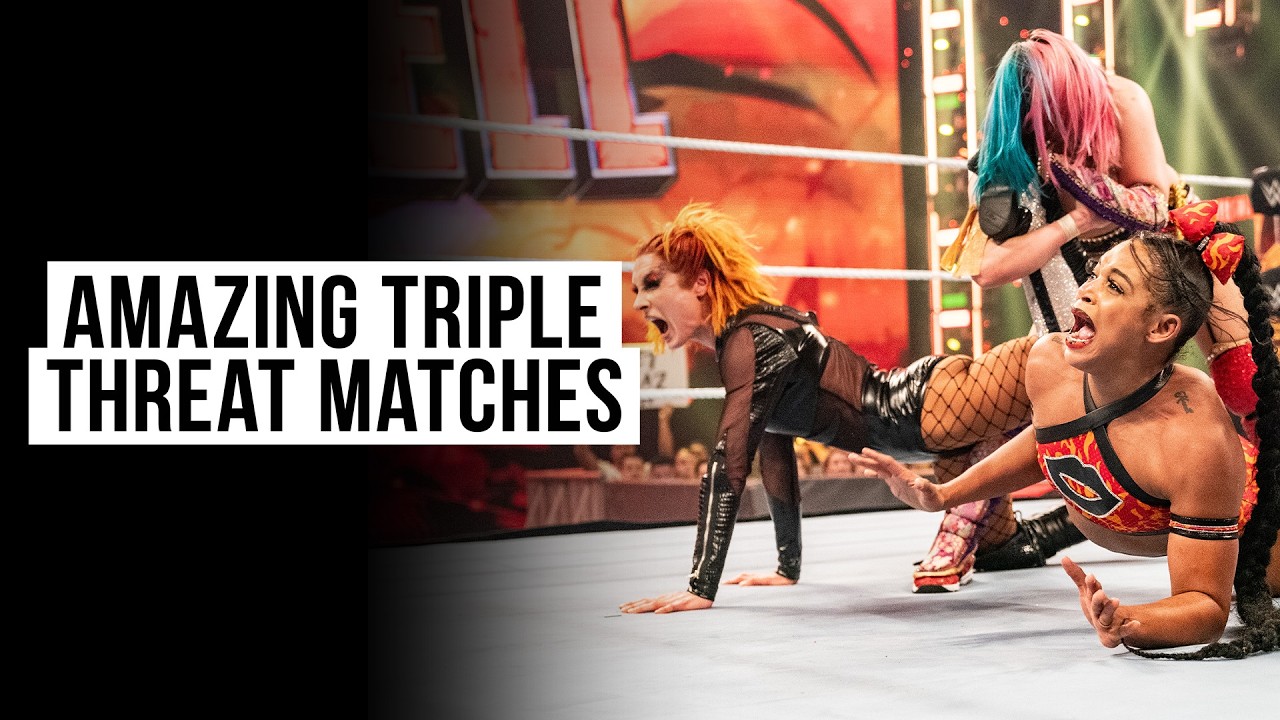 AMAZING Triple Threat Matches | Rock vs. Triple H vs. Angle; Cena, Mysterio and MORE background