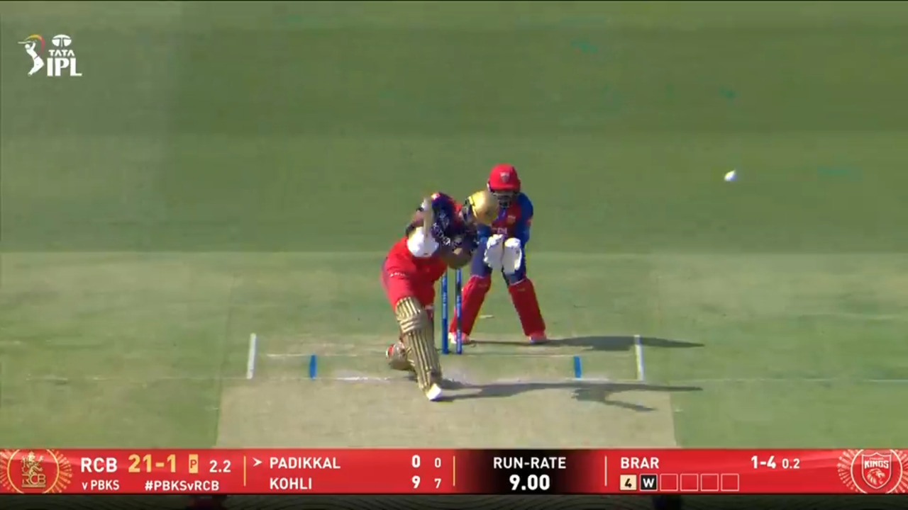 IPL 2026 M61: PBKS vs RCB - Devdutt Padikkal Six background