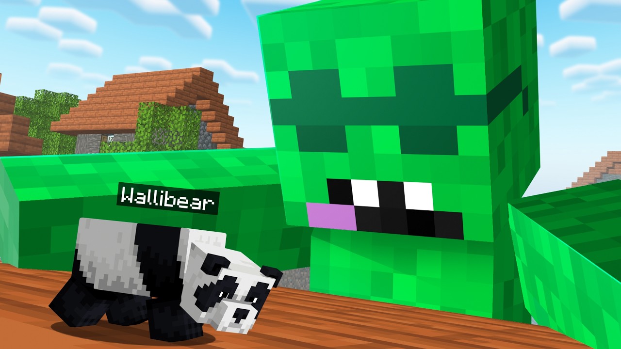 Minecraft Mob Hunt… But Our Size Is Random