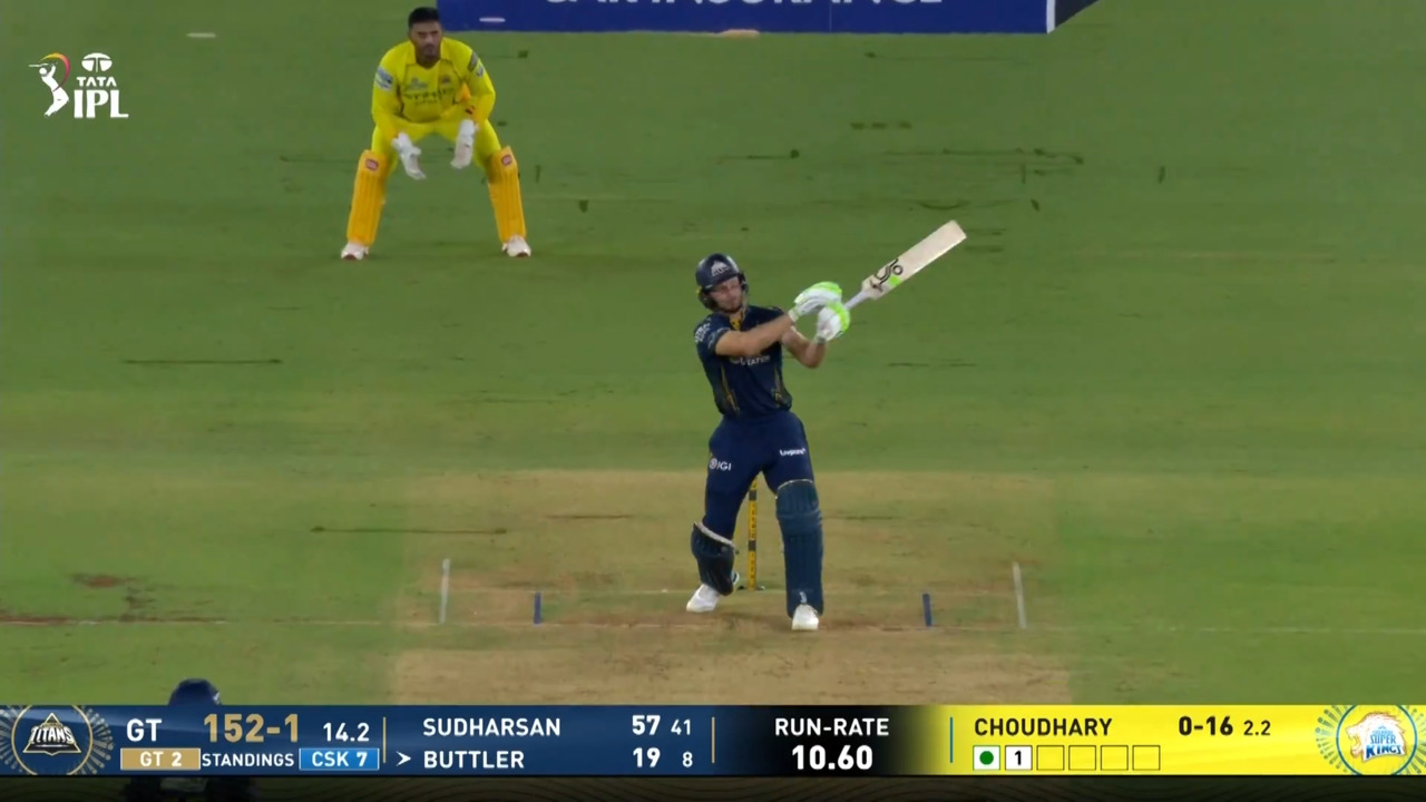 IPL 2026 M66: GT vs CSK - Jos Buttler Six background
