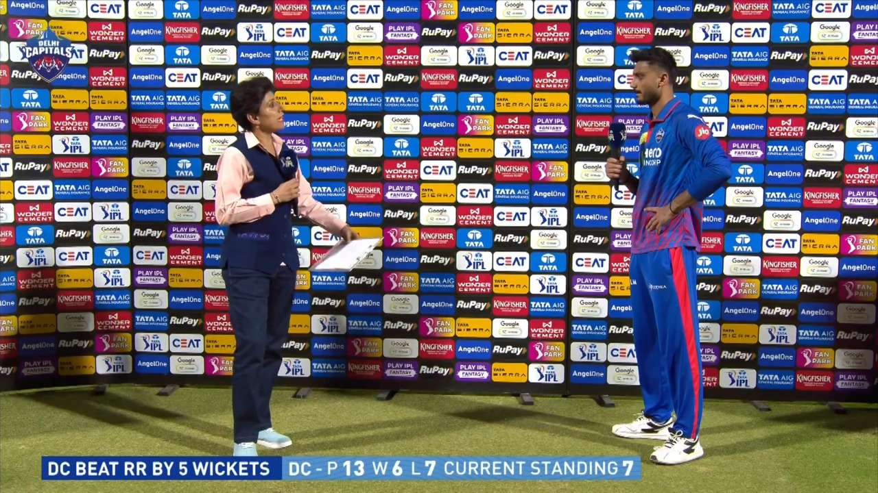 IPL 2026 M62: DC vs RR - Post Match Presentation background