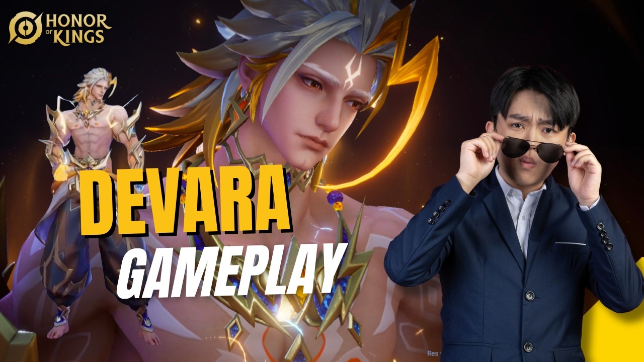HOK OFFICIAL INDIA HERO DEVARA the Thunder Lord | Full Gameplay, Skill Explanation, Items & Arcana!