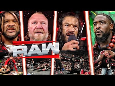 WWE Raw 18 May 2026 Full Show Highlights Review background