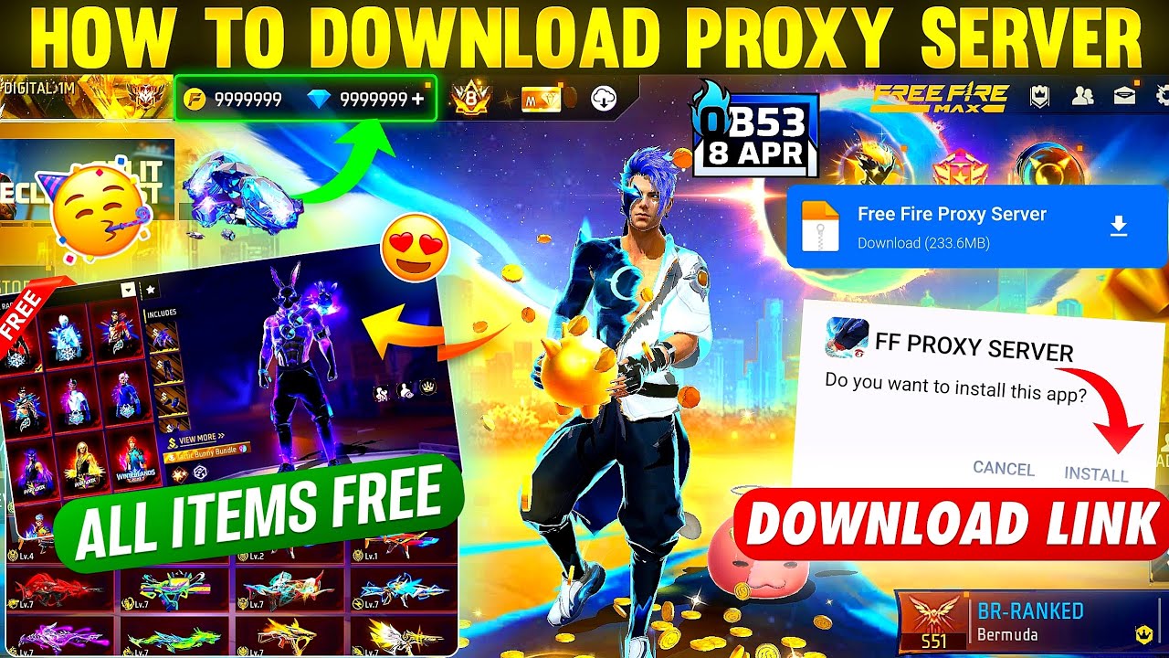 How To Download Proxy Server In Free Fire π―π±π₯ | Free Fire Proxy Server | Proxy Server Free Fire