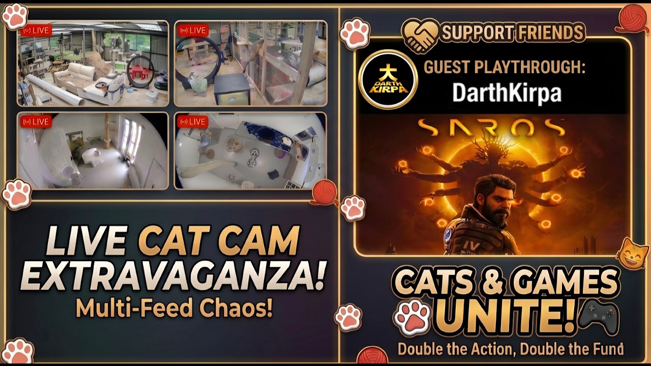 🐱 Live Cats & Games UNITE! Double the Fun - Ep 2 Feat. @darthkirpa3895 Platinum Walkthrough