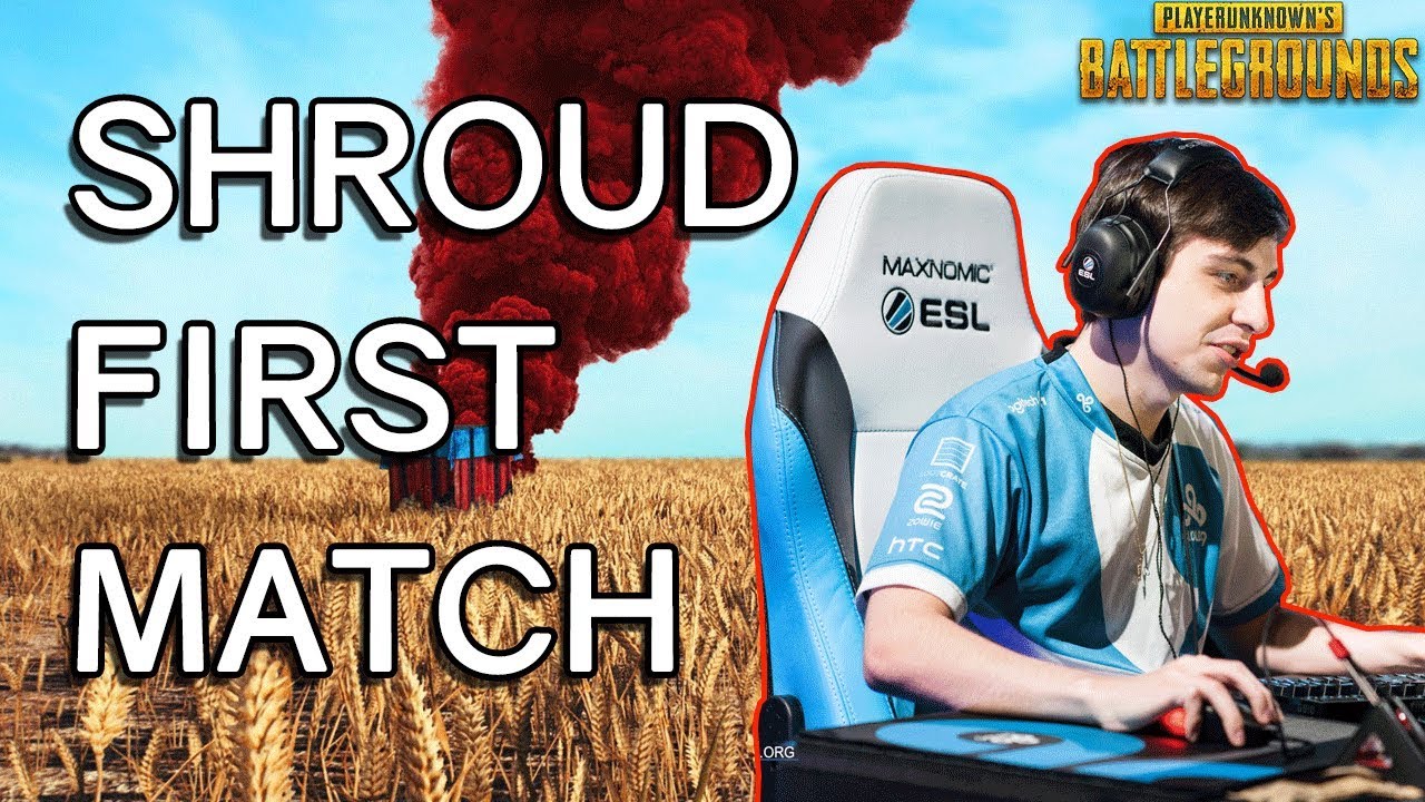 Shrouds FIRST Time Playing PUBG - Player Unknown's Battlegrounds background