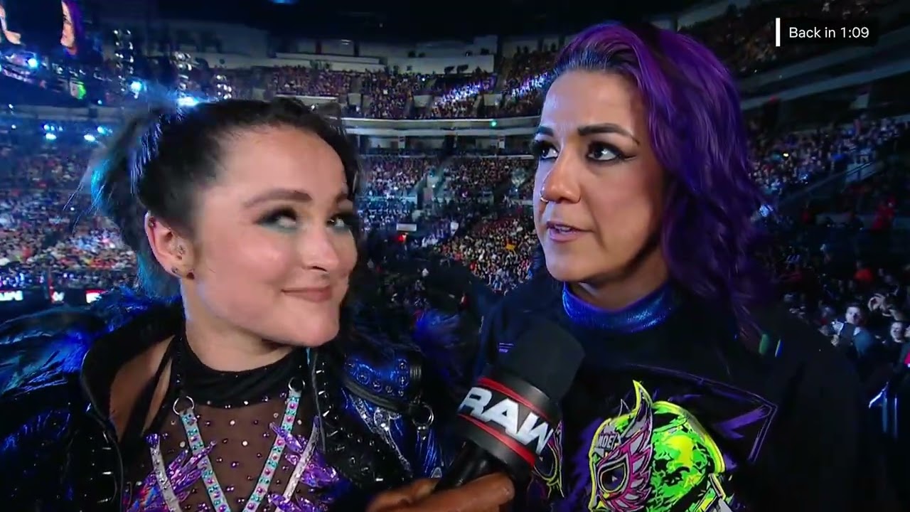 Bayley and Lyra Valkyria Set Their Sights on Tag Team Gold and QOTR Glory | RAW May 25, 2026 background