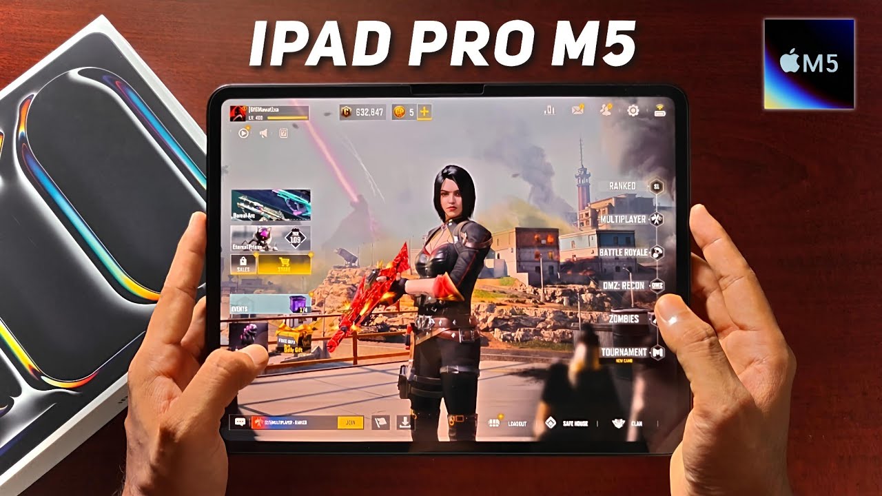 iPad Pro M5 Gaming Test 🔥 CODM, PUBG, Fortnite, Asphalt Legends & Genshin Impact (120FPS)