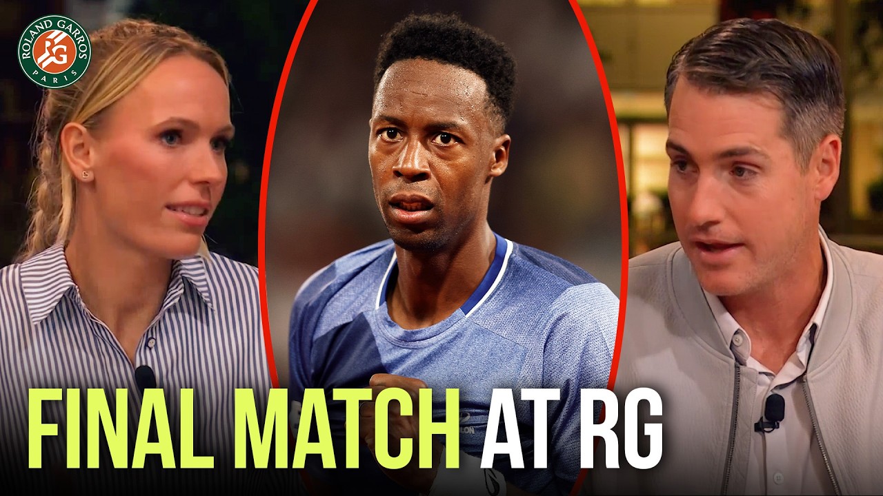 Gael Monfils Plays His Final Roland-Garros Match After Losing 1st Round background