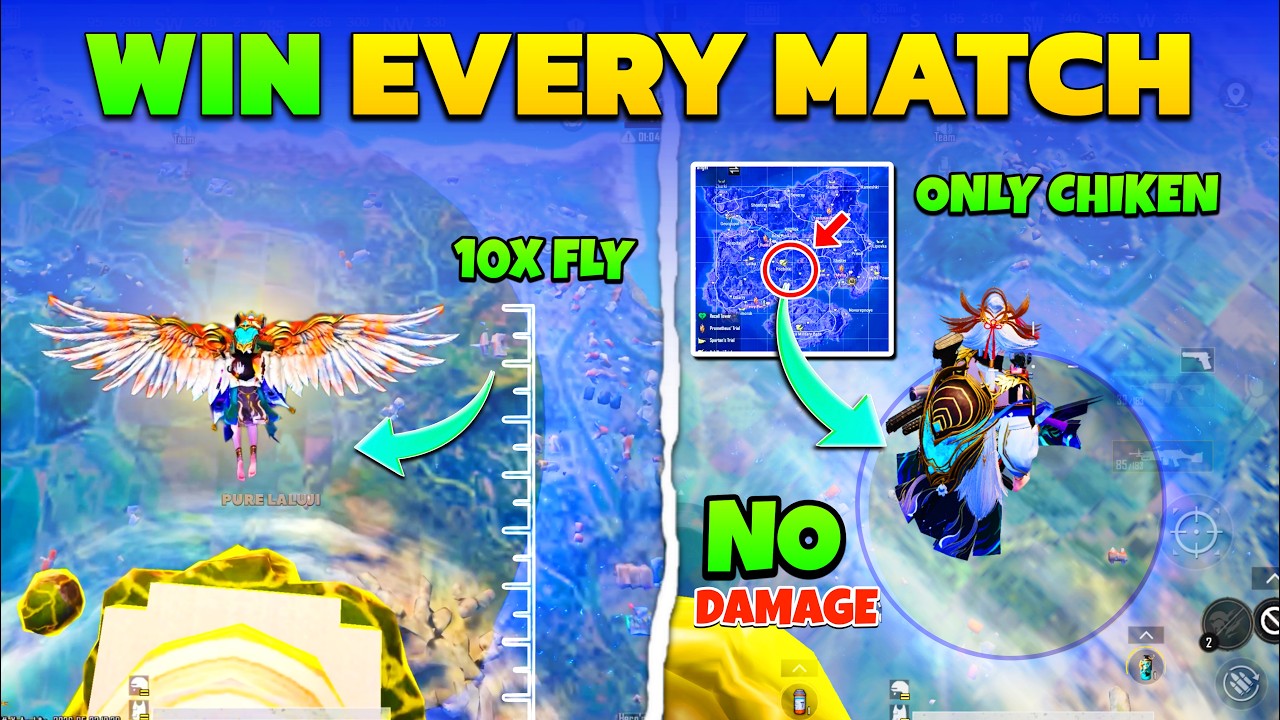 đ„BGMI New 4.4 Update Glitch | Free Chicken Dinner Trick | BGMI 4.4 Update background