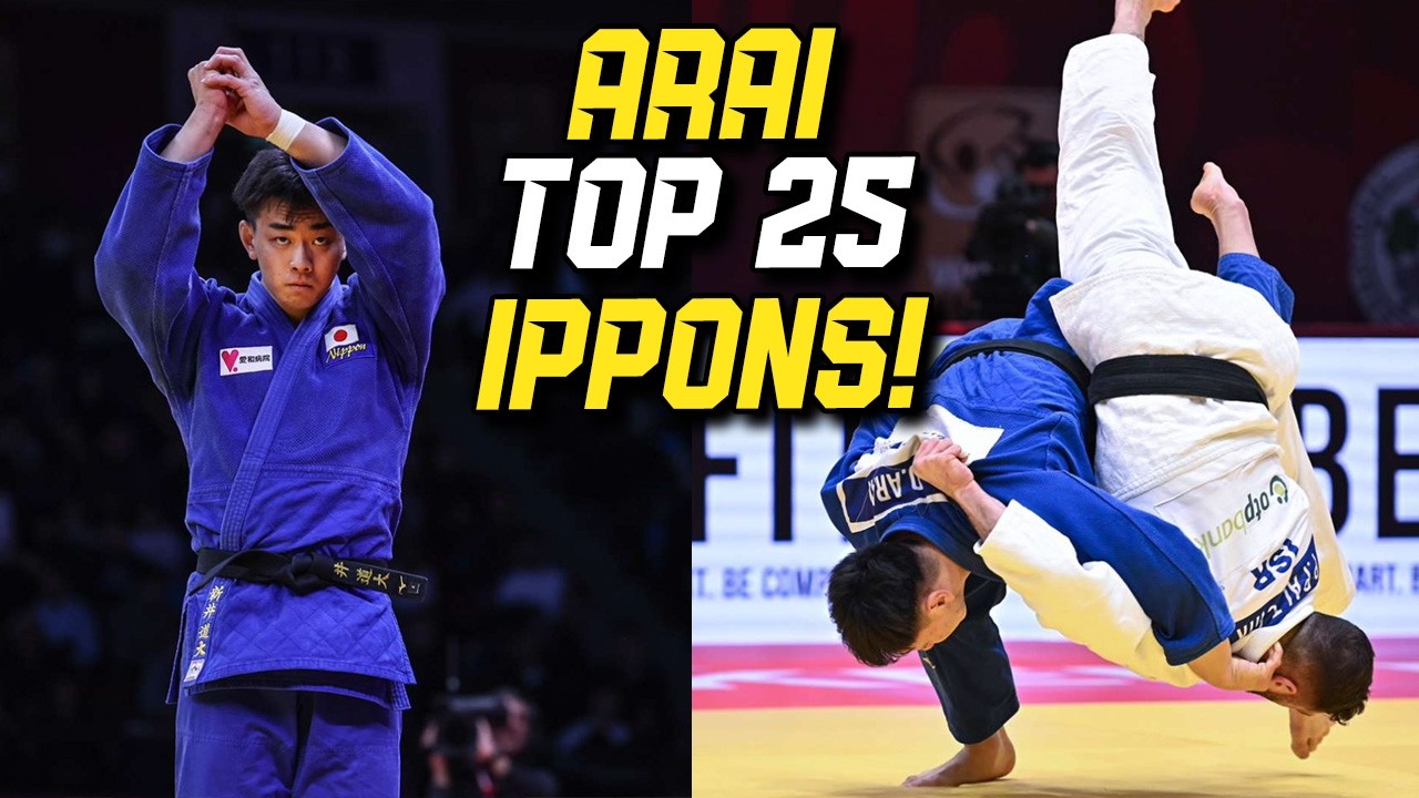 ARAI DOTO - Top Ippons! One of the best uchimatas in judo! 新井 道大