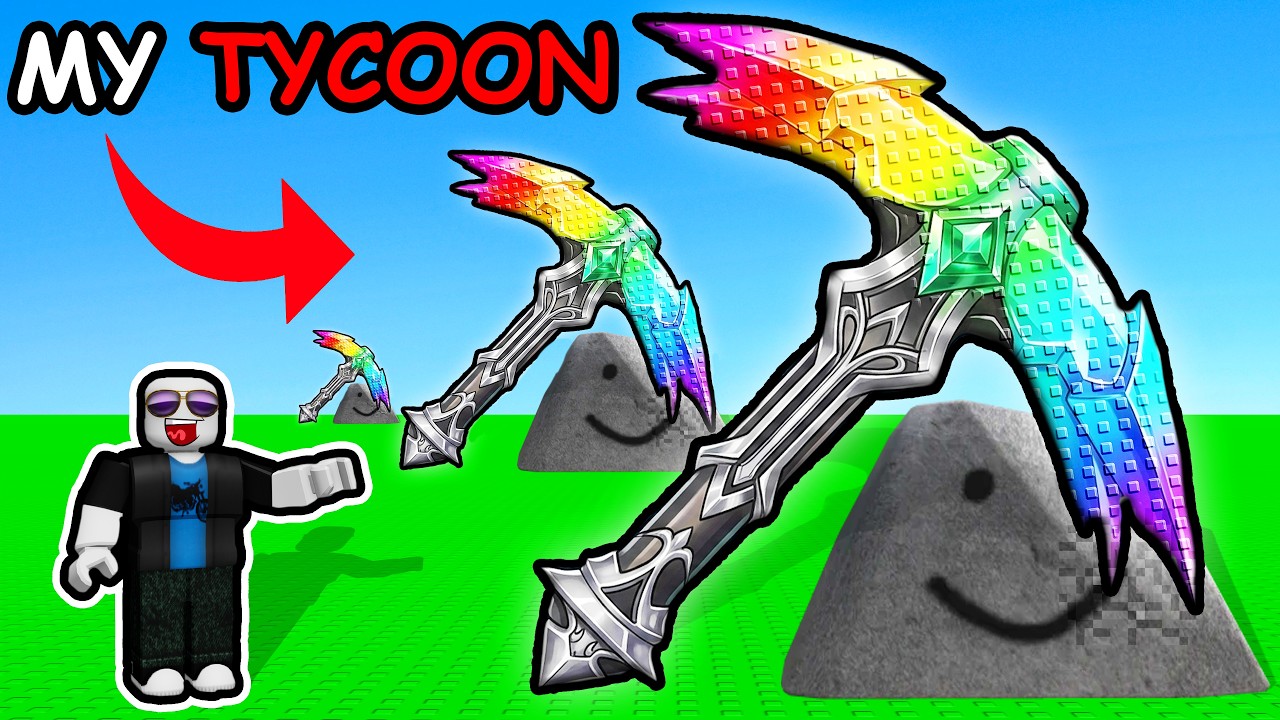 Merging BILLIONS of Pickaxes for MAX POWER in Roblox...