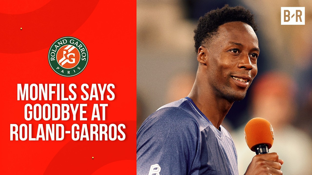 Gael Monfils' Farewell Speech After His Final Match at Roland-Garros