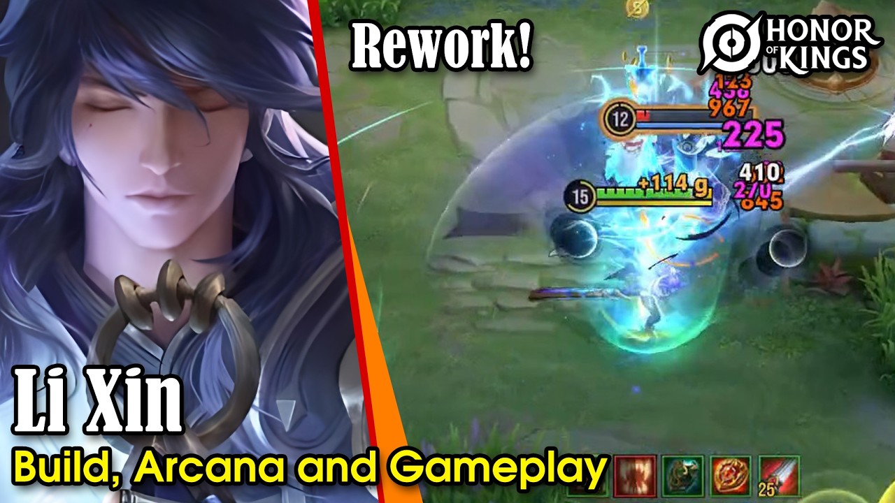Honor of Kings Li Xin Build, Arcana and Gameplay - Jungle Lane