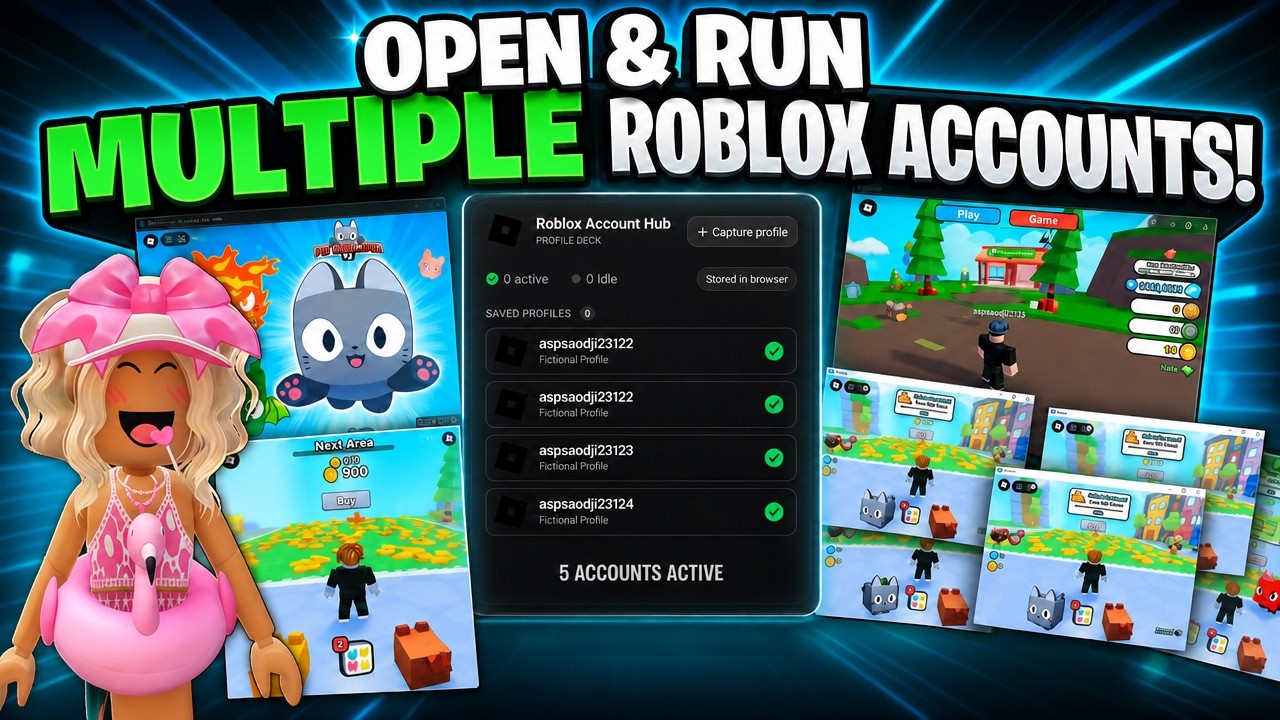 *FINNALY WORK* How to Run Multiple Roblox Accounts at Once | Multi Roblox Tutorial 2026 background