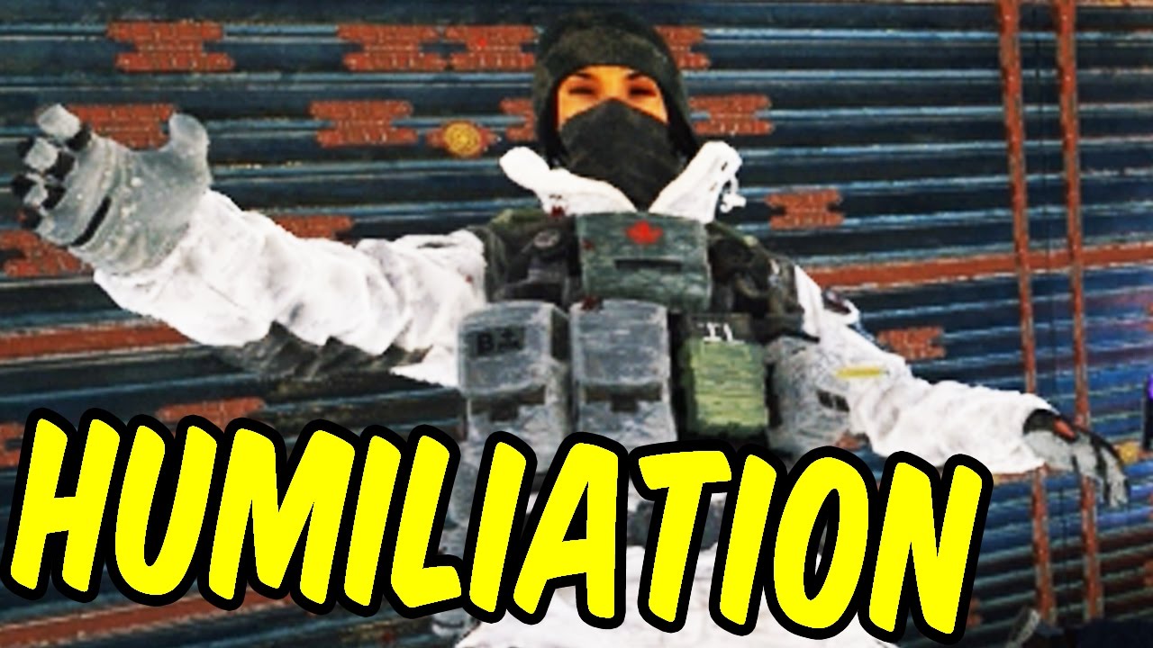 HUMILIATION - Rainbow Six Siege Funny Moments & Epic Stuff background