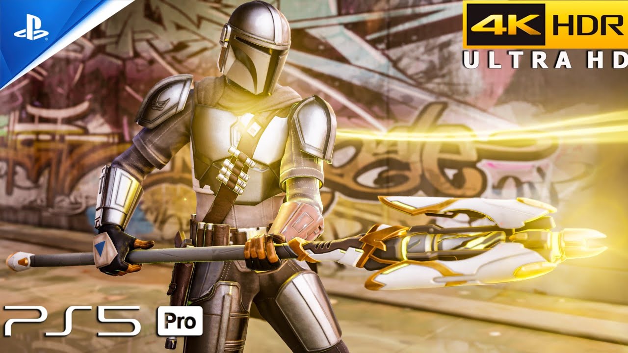Fortnite (PS5 Pro) 4K 120FPS HDR Gameplay | Skin Mandalorian Chapter 2