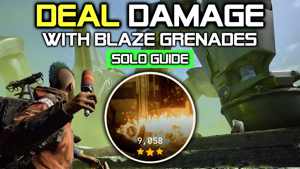 9k+ Solo Deal As Much Damage As Possible Using a Blaze Grenade Trials Guide in ARC Raiders