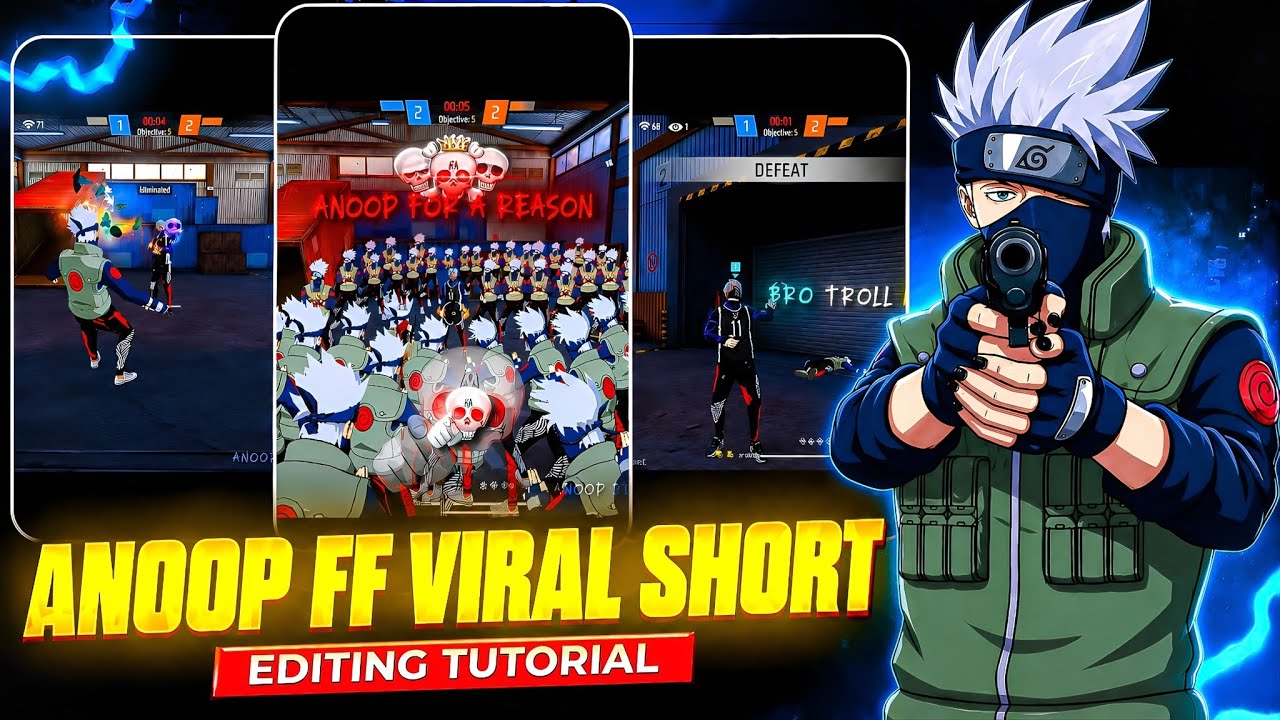 Free Fire New Viral Shorts Editing Tutorial 😱🔥@AnoopEdix background