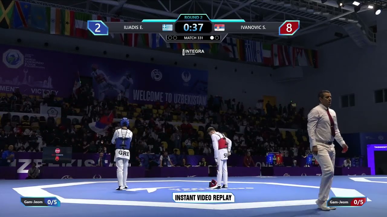 331 Quarterfinals M 63kg GRE ILIADIS E SRB IVANOVIC S PGM