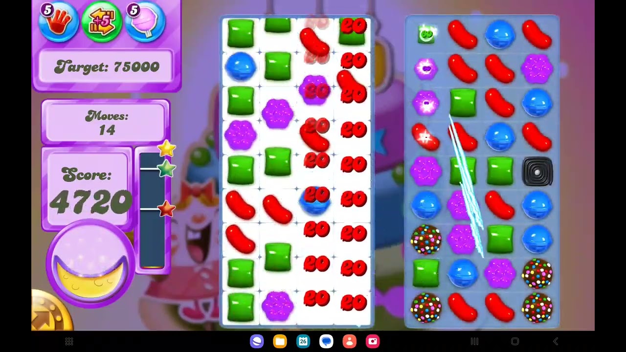 Candy crush saga old version modded gameplay #120