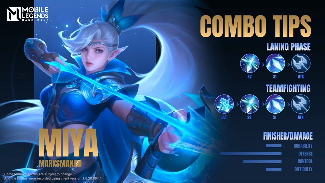 Hero Spotlight | Miya | Mobile Legends: Bang Bang background