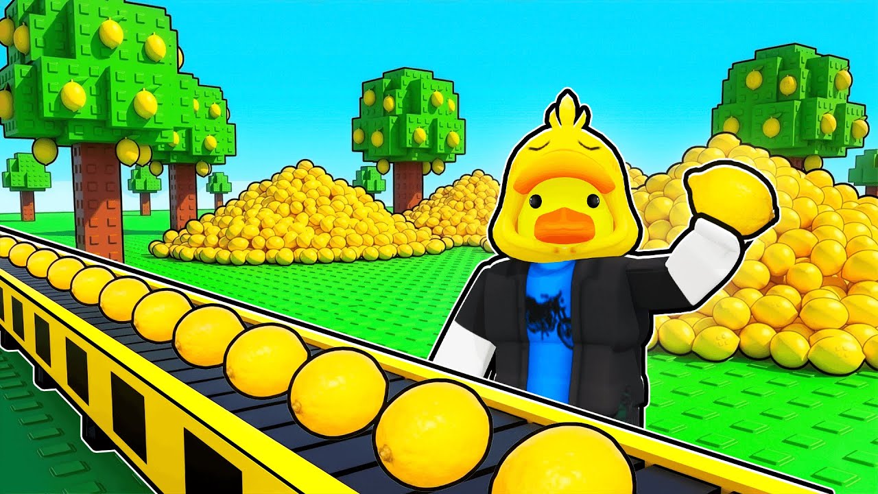 I Sold TRILLIONS of Lemons For MAX PROFIT in Roblox!