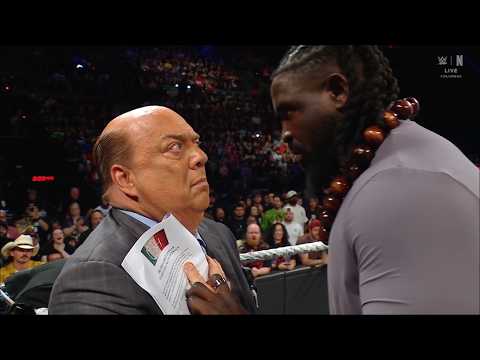 Oba Femi confronta a Paul Heyman - RAW 25/05/26 En Español background