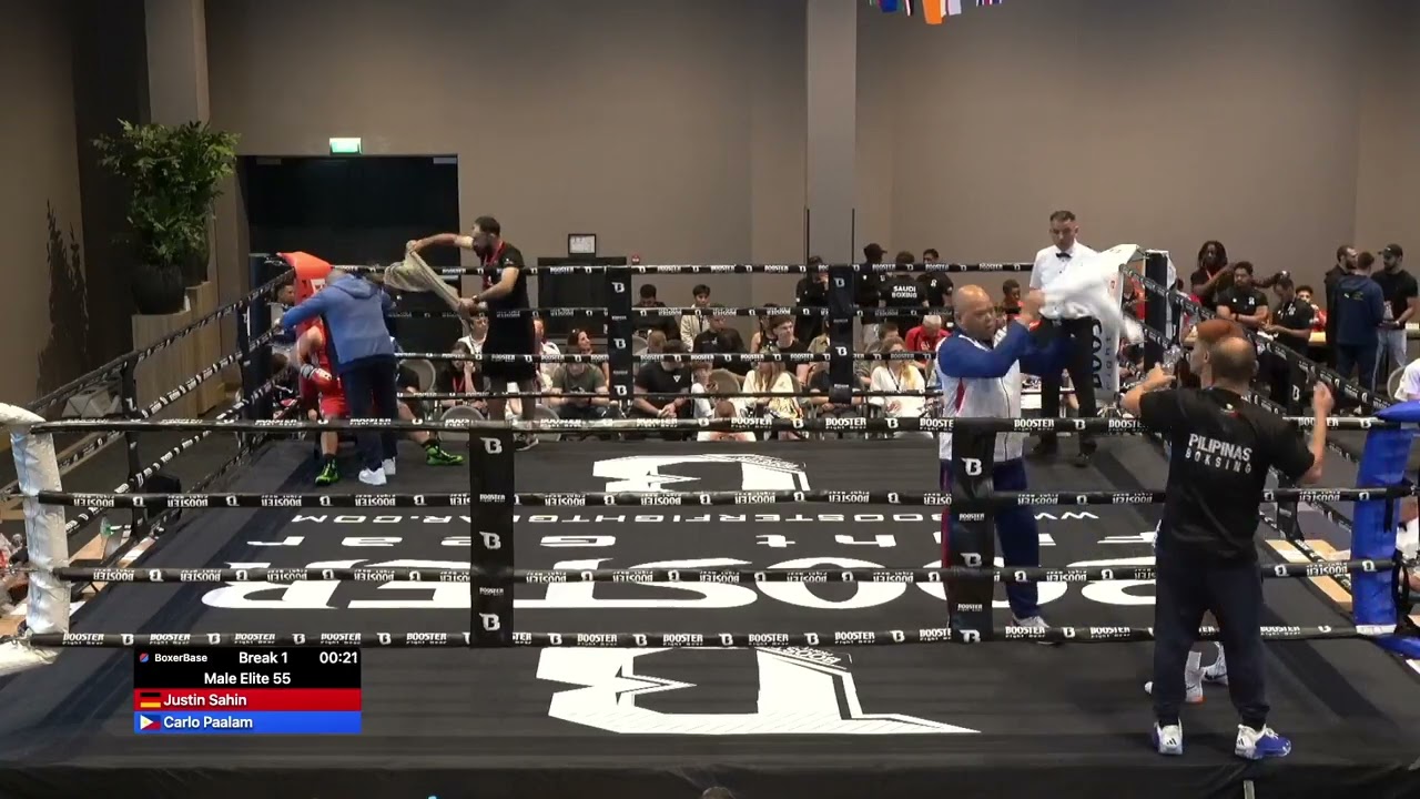 Carlo Paalam (PHI) vs. Justin Sahin (GER) Eindhoven Box Cup 2026 QF's (55kg) background