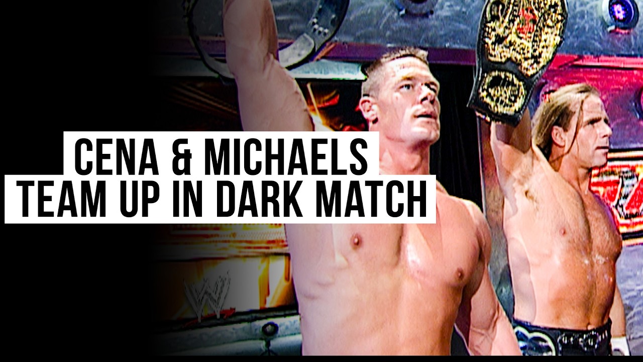 Cena & Michaels battle Rated RKO in dark match: From the WWE Vault background