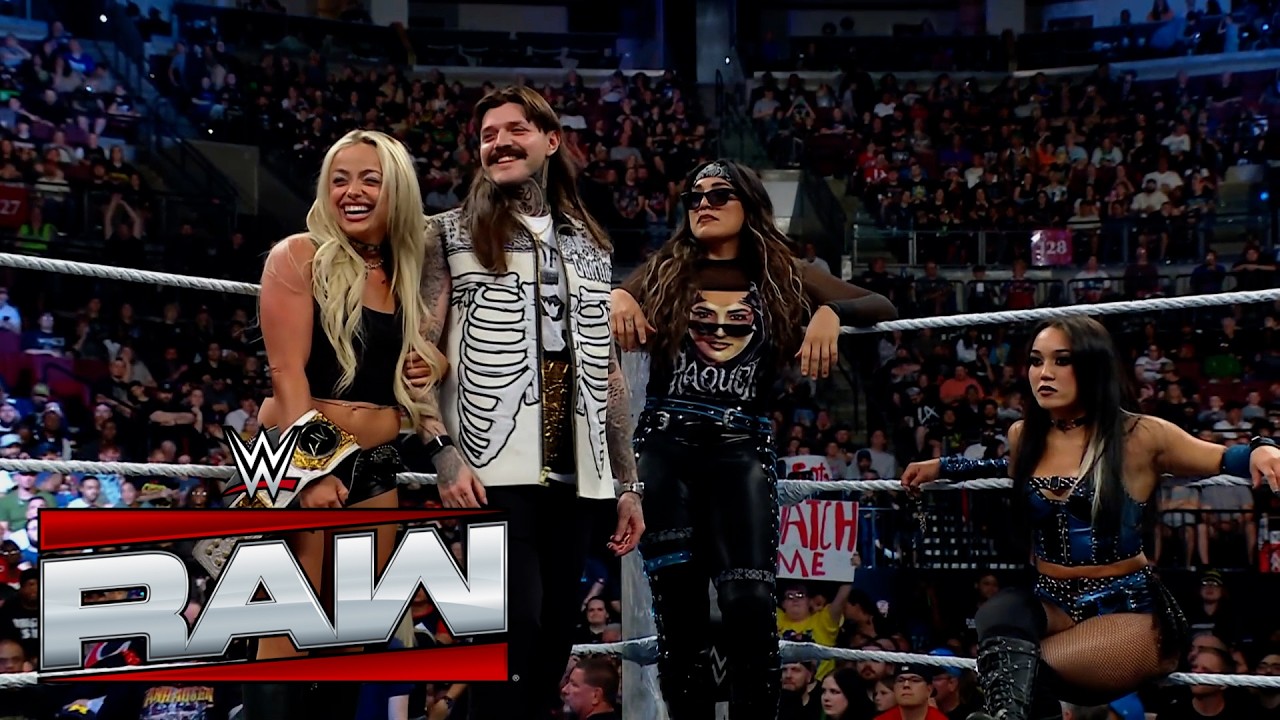 The Judgment Day Entrance: WWE Raw, May 25, 2026 background