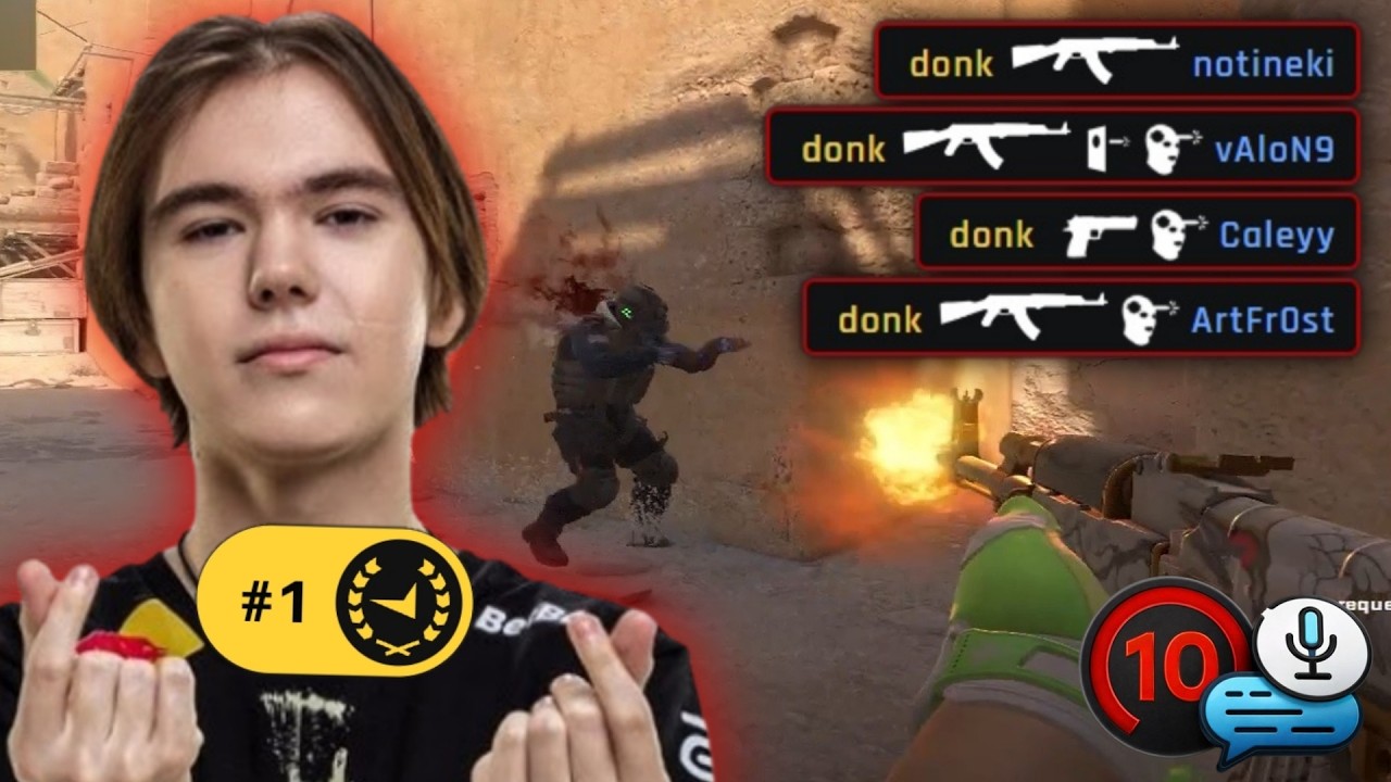 DONK AURA IS TOO STRONG | CS2 Highlights