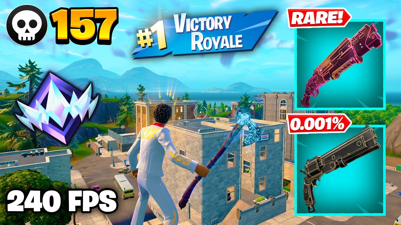 157 Elimination "RANKED RELOAD" Gameplay Wins (Fortnite Chapter 7 Keyboard & Mouse)