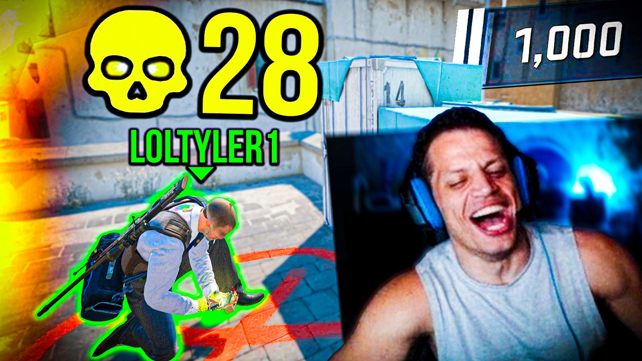 TYLER1'S BEST CS2 GAME EVER + AT&T SCRIMS